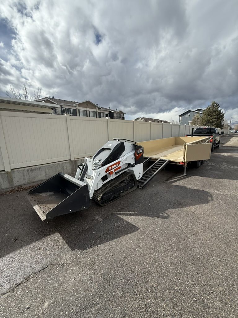 Mini Skid Steer + Dump Trailer Combo – Backyard Landscaping & Tight Access Projects - 6 Hour options