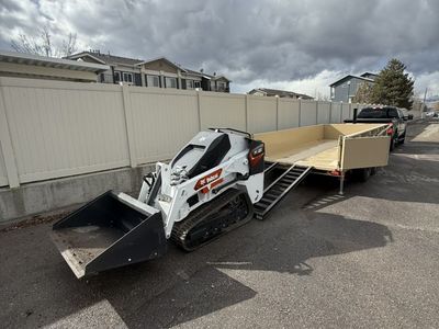 Mini Skid Steer + Dump Trailer Combo – Backyard Landscaping & Tight Access Projects - 6 Hour options