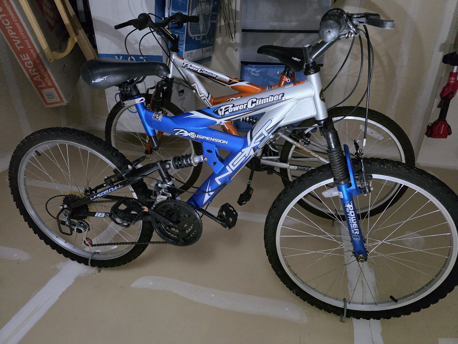 NEXT, PowerClimber bikes