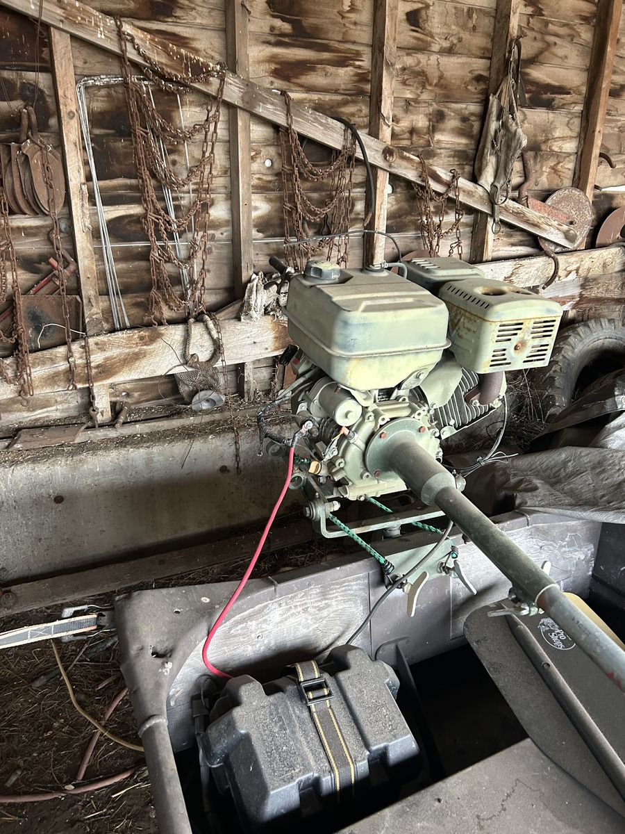 12Ft fishing and duck hunting boat with trailer