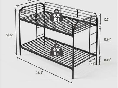 Twin Over Twin Bunk Bed