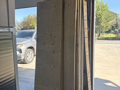 Lumber concrete forms 2x10 3/4 inch plywood 2x4