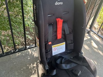 Diono Radian R Convertible Car Seat – Black (Slim 3-Across Design)