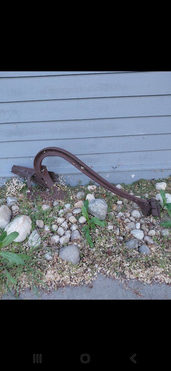 Vintage antique plow