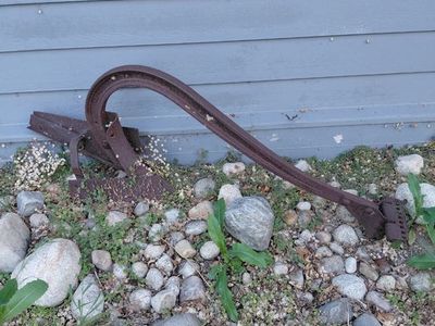 Vintage antique plow