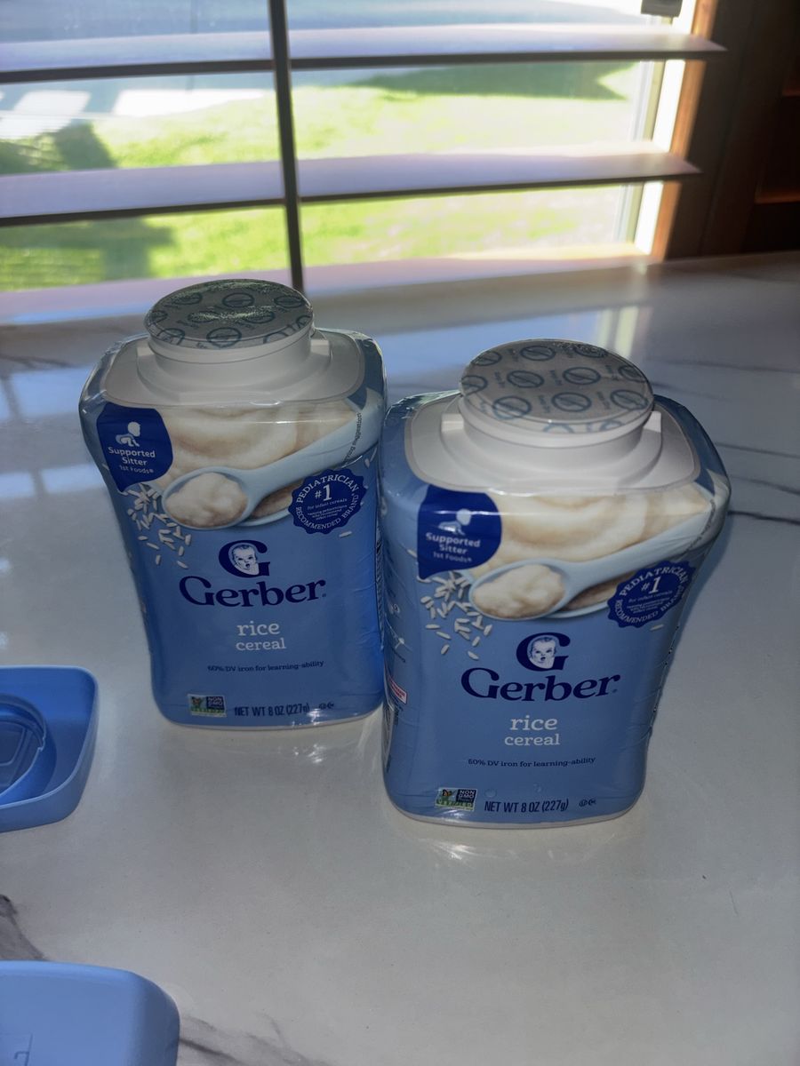 Baby Gerber Rice Cereal Sealed