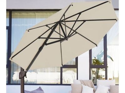 Outdoor Umbrella and Stand