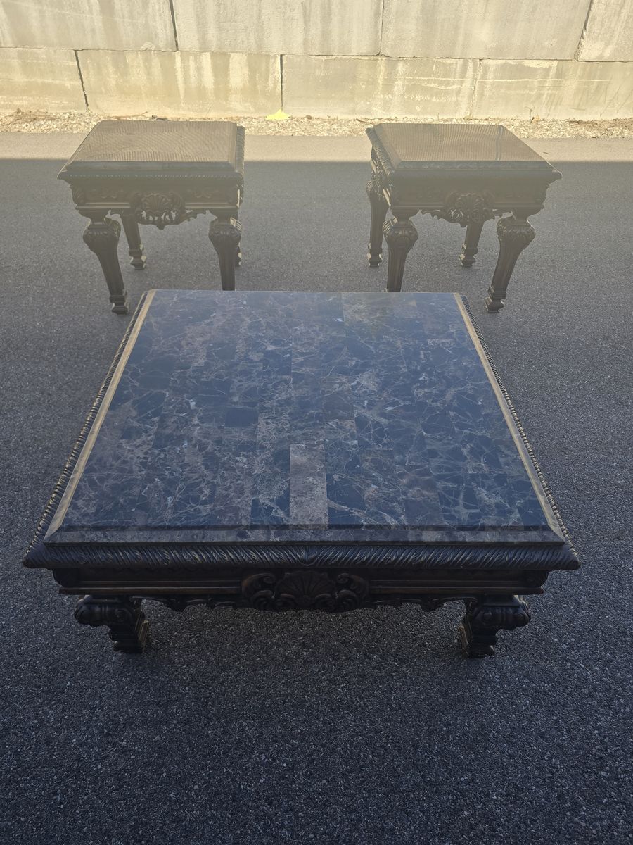 3 piece living room table set