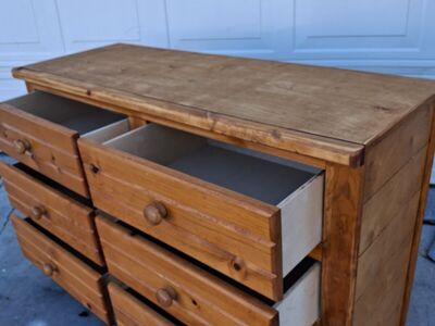 all wood kids 6 drawers dresser