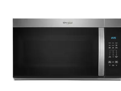 Whirlpool Stainless Steel Over-the-Range Microwave - Black Finish