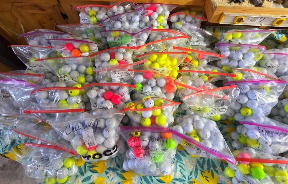 Golf balls, like new