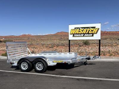 2027 Aluma 78''X12' Tandem Utility 7K with Straigh