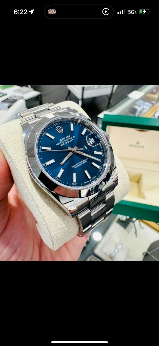 Rolex Date Just 41 Blue dial