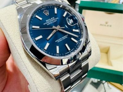 Rolex Date Just 41 Blue dial