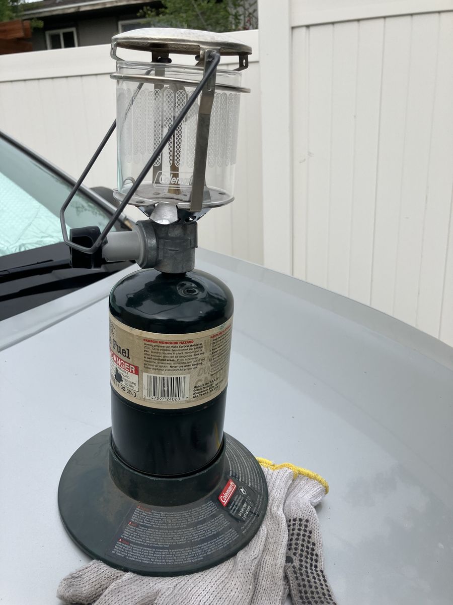 Coleman propane gas lantern