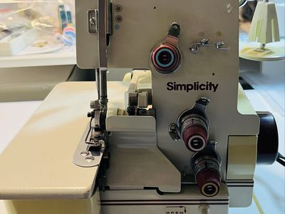 Simplicity three spool serger