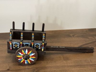 COSTA RICA WOODEN OXEN CART