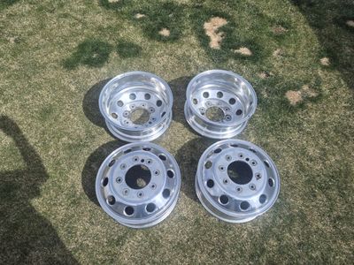 OEM Ram dually aluminum wheels