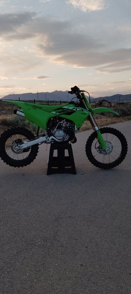 Kawasaki KX112 Motocross Dirt Bike - Green