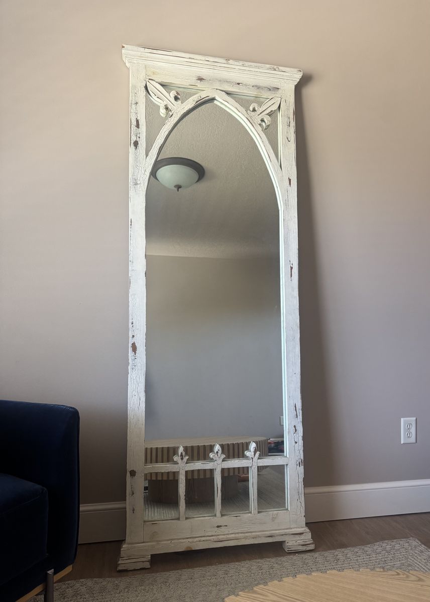 Charming Distressed Mirror