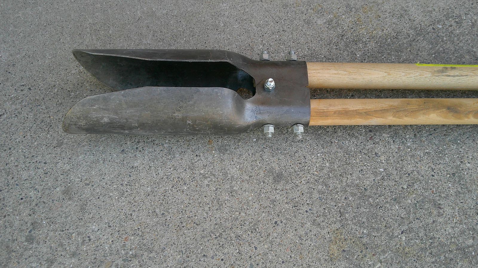 Post Hole Digger,  with Wood Handle,  Scotts Brand $25