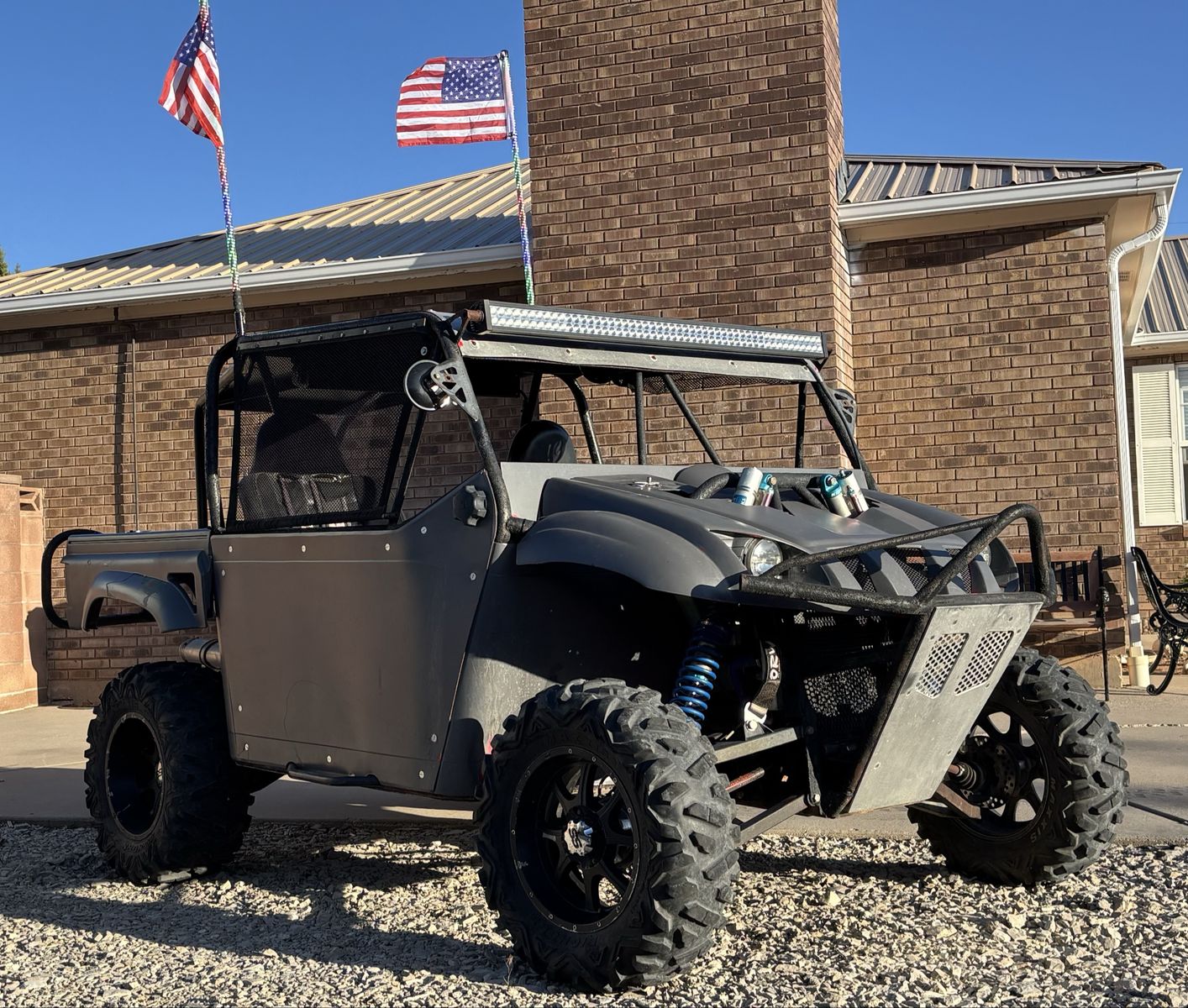 Fully custom sxs uvt race Yamaha rhino
