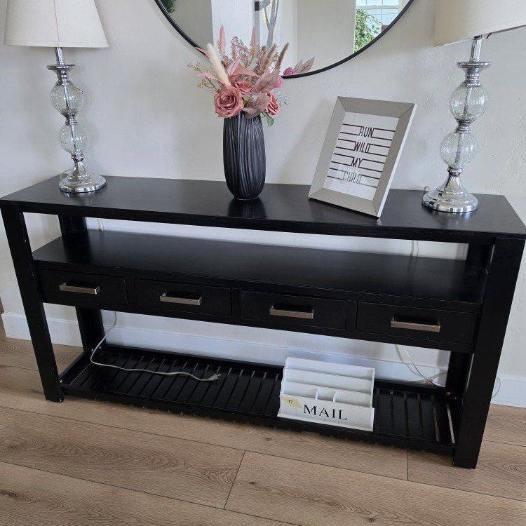 Black decorative furniture