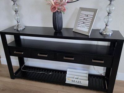 Black decorative furniture