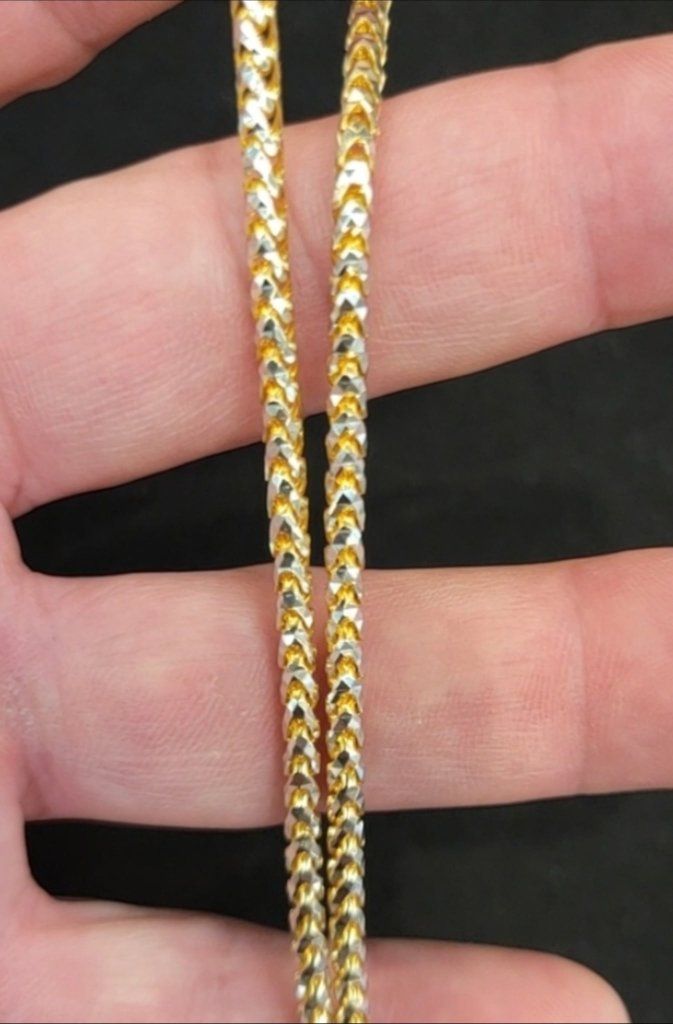 24" Franco Chain Necklace in 14k Gold 30.2 grams