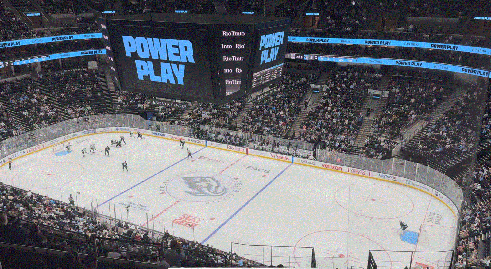 2 aisle tickets Utah Mammoth vs St Louis Blues April 16th Thursday