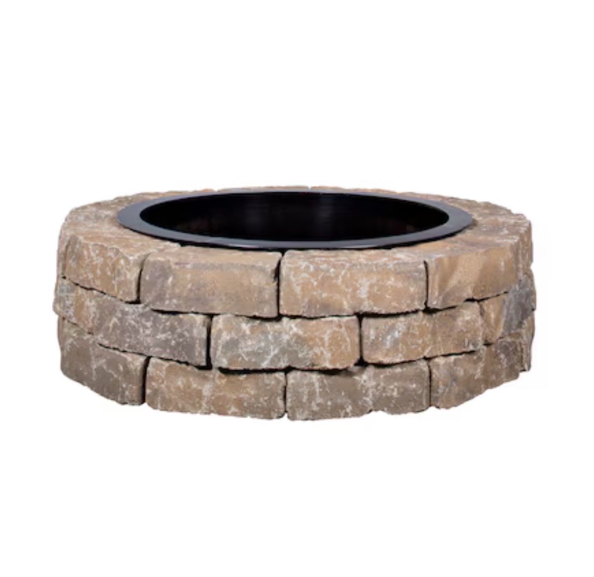 Fire Pit Kit with Steel Insert Ring