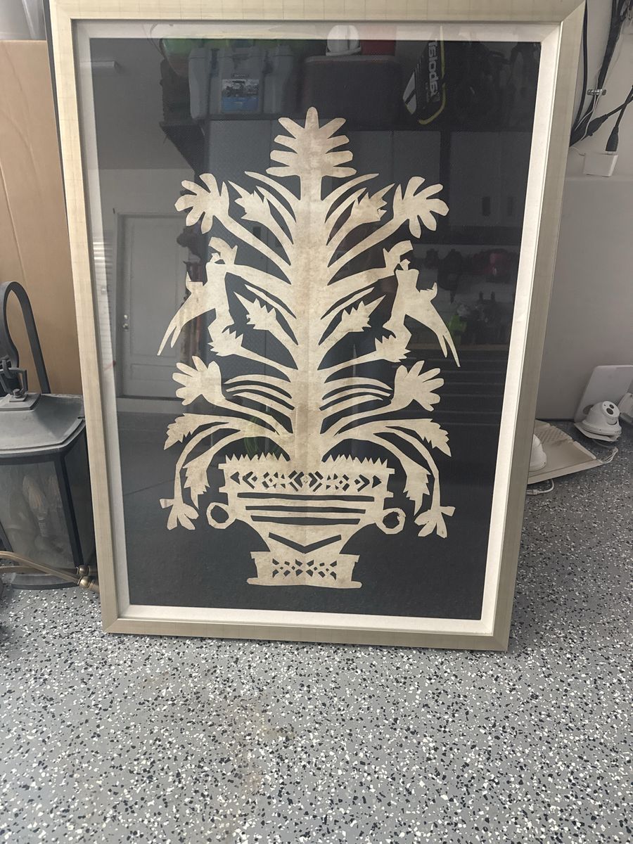 Large floral print