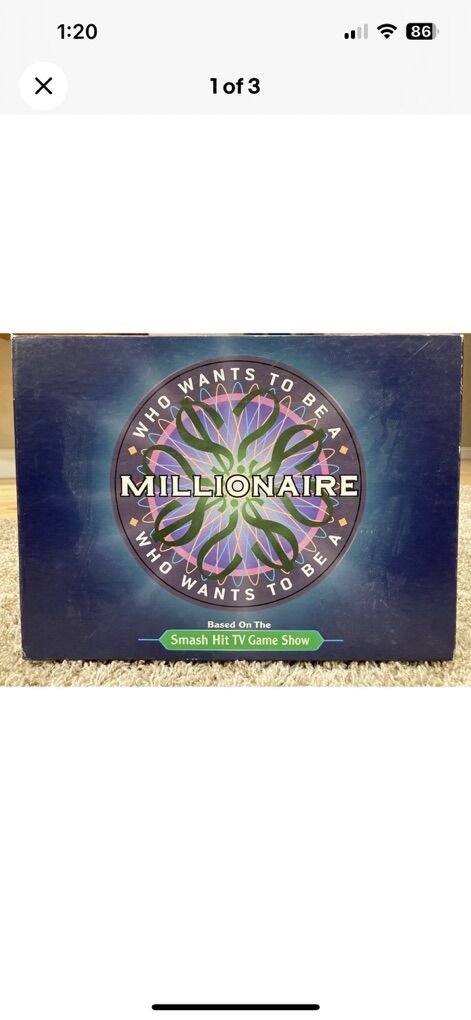 Who Wants To Be A Millionaire Board Game. Mint