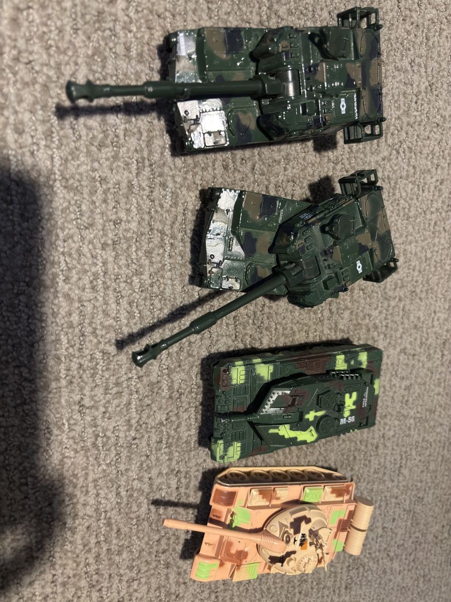 Like new! Toy tank collection