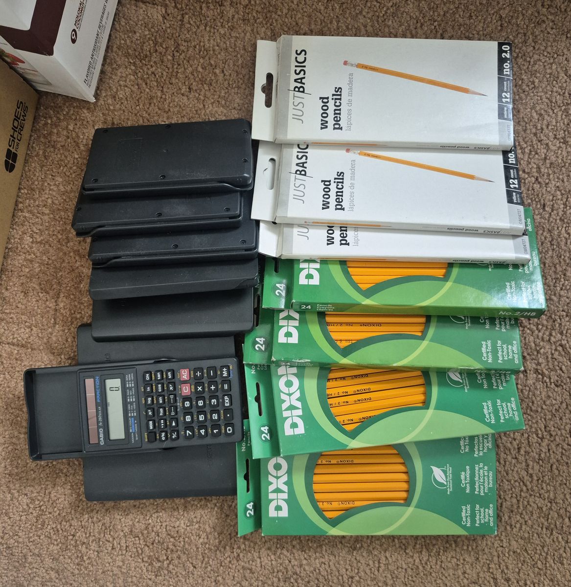 HOME SCHOOL SUPPLIES ! BOOKS,  CALCULATORS