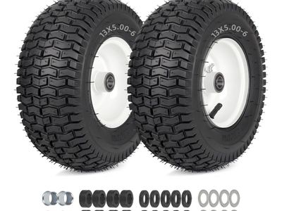 NEW! Lawn Mower Tire and Wheel, 2 Pcs