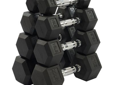 New - BalanceFrom Dumbbell Set - 100 LB / 5-20 LB Pairs
