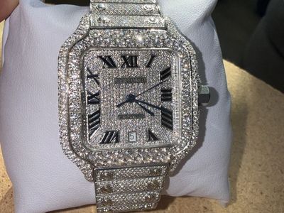 Moissanite Iced out Watch