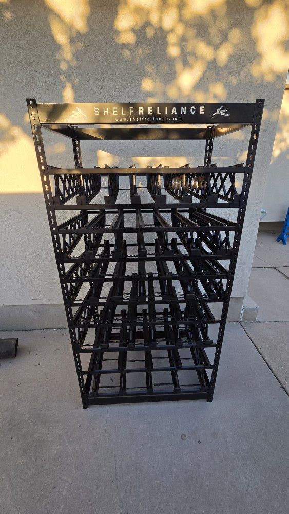Shelf Reliance thrive fifo Black Can Organizer Food Storage rotation Rack