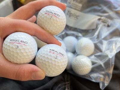 9 Kirkland signature golf balls