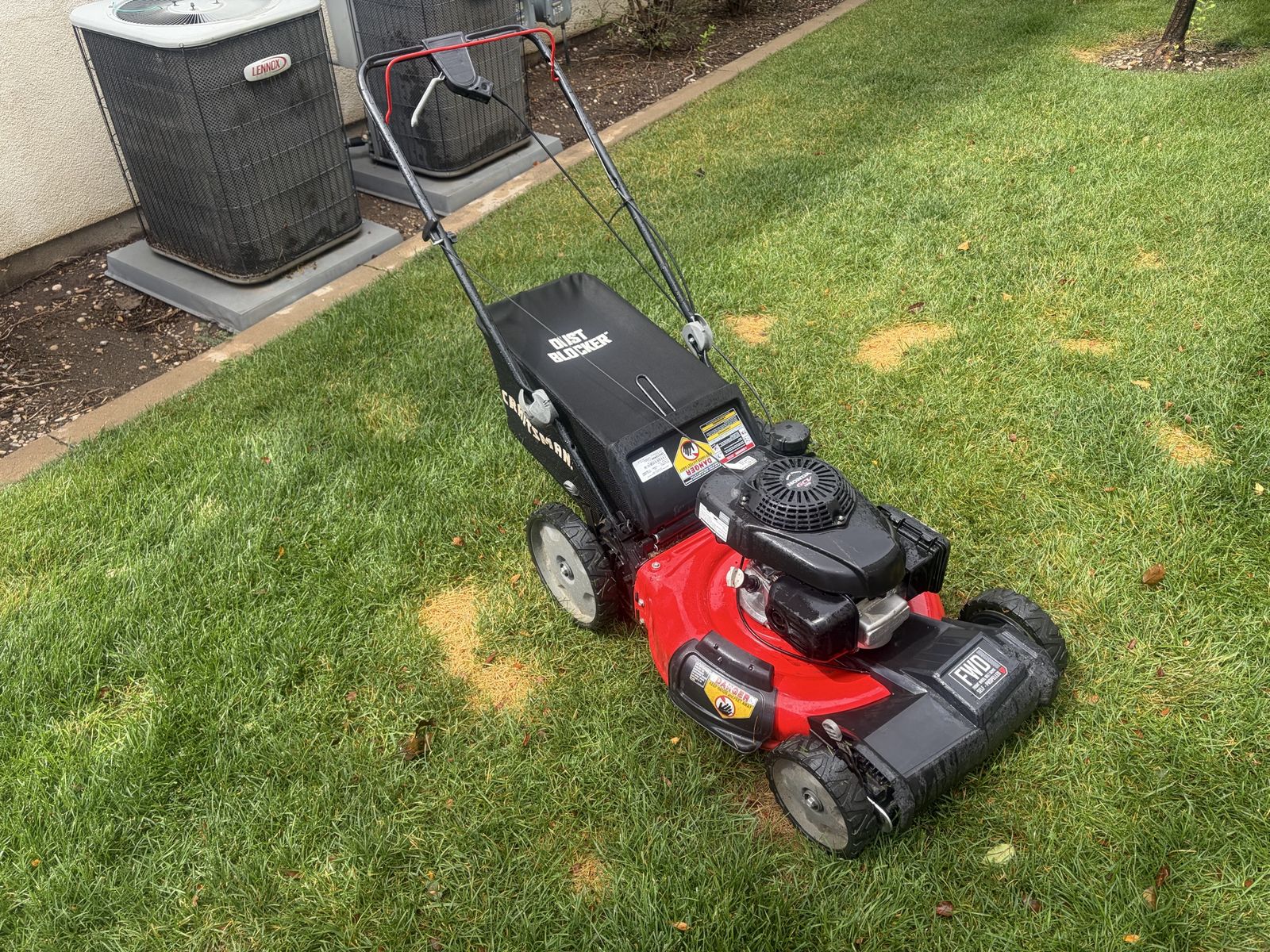 Craftsman Front-Wheel Drive Gas Lawn Mower with Honda Engine and Bag