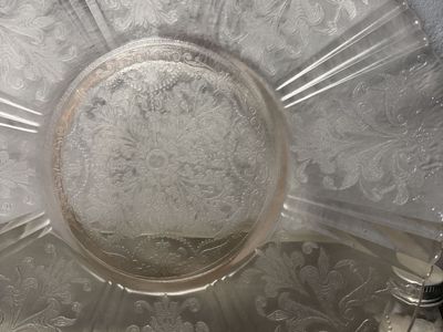 pink depression glass