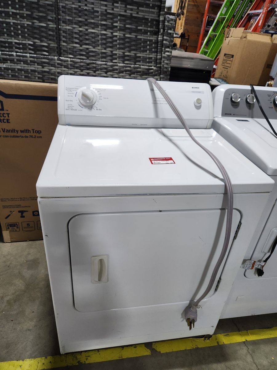 Kenmore White Electric Dryer - Auto Dry, Gentle Dry, Timed Dry Features