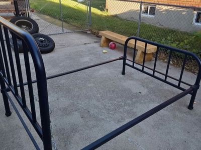 Vintage Metal Full Size Bed Frame