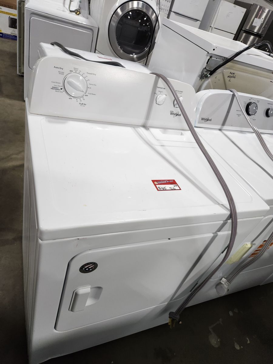 NICE WHIRLPOOL TOPLOAD ELECTRIC DRYER! W-WARRANTY