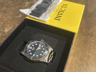 Invicta Pro Diver Crestcore Men's Watch - 43mm. Gold. Steel (49696)