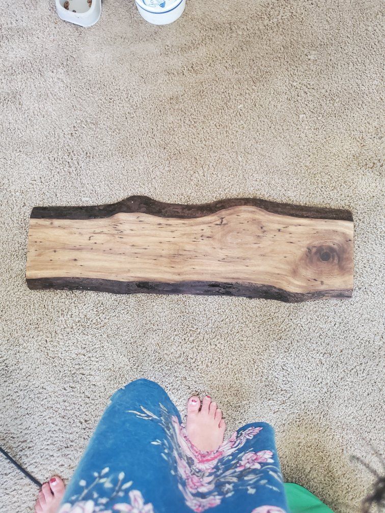 Live Edge Wood Slab Board