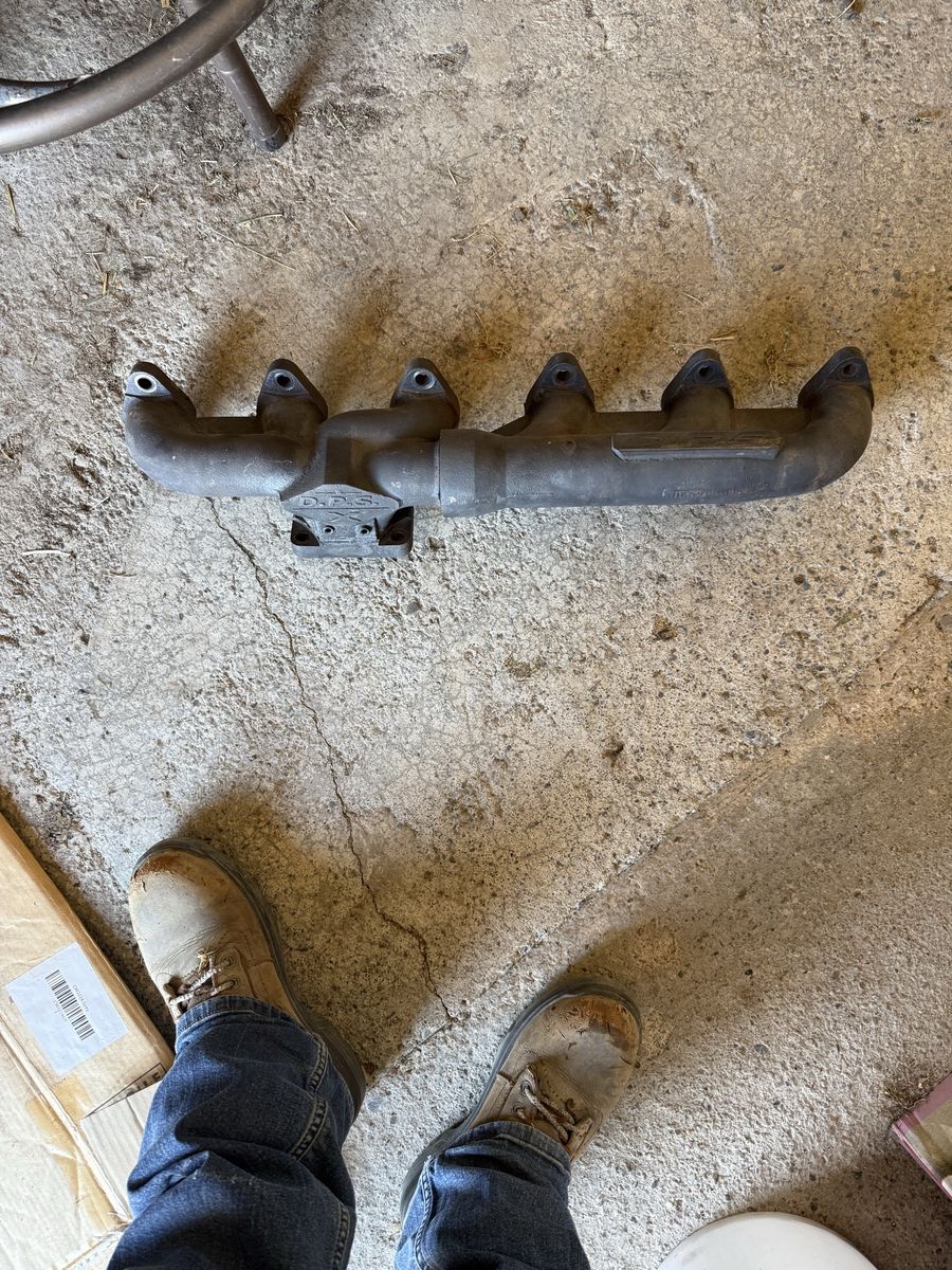 Diesel Power Source 2 piece exhaust manifold. 