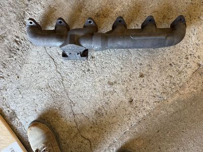 Diesel Power Source 2 piece exhaust manifold.