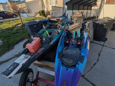 2 Vibe Shearwater pedal drive kayak rental